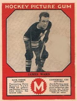 1933-34 Canadian Gum (V252) #NNO James Ward Front