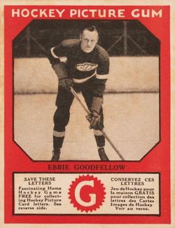 1933-34 Canadian Gum (V252) #NNO Ebbie Goodfellow Front