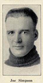 1924-26 Paulin Chambers (V128-1) #41 Joe Simpson Front
