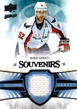 2014-15 Upper Deck MVP - Souvenirs #SJ-MG Mike Green Front