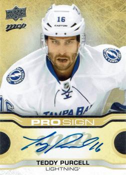 2014-15 Upper Deck MVP - ProSign #PRO-PU Teddy Purcell Front