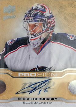 2014-15 Upper Deck MVP - ProSign #PRO-SB Sergei Bobrovsky Front