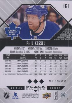 2014-15 Upper Deck Black Diamond #161 Phil Kessel Back