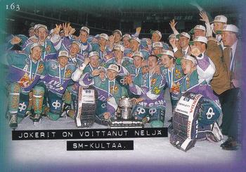 1996-97 Leaf Sisu SM-Liiga (Finnish) - Silver Foil #163 Jokerit Kohti Kultaa Back