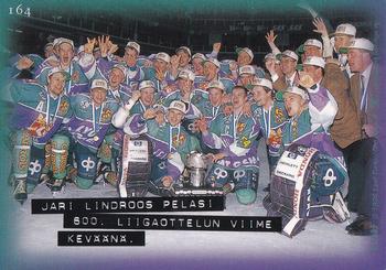 1996-97 Leaf Sisu SM-Liiga (Finnish) - Silver Foil #164 4.4. 1996 KLO 18.27 Back