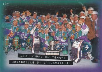 1996-97 Leaf Sisu SM-Liiga (Finnish) - Silver Foil #167 4.4. 1996 KLO 20.39 Back