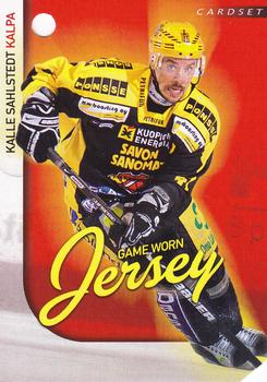 2009-10 Cardset Finland - Game Worn Jersey Redemptions #NNO Kalle Sahlstedt Front