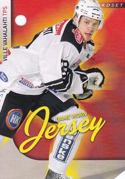2009-10 Cardset Finland - Game Worn Jersey Redemptions #NNO Ville Vahalahti Front
