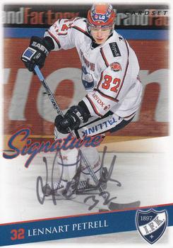 2009-10 Cardset Finland - Signature #NNO Lennart Petrell Front