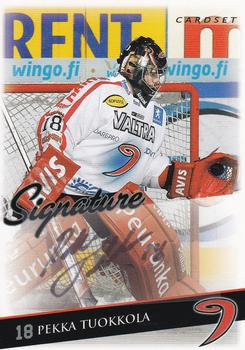 2009-10 Cardset Finland - Signature #NNO Pekka Tuokkola Front