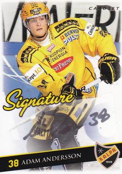 2009-10 Cardset Finland - Signature #NNO Adam Andersson Front