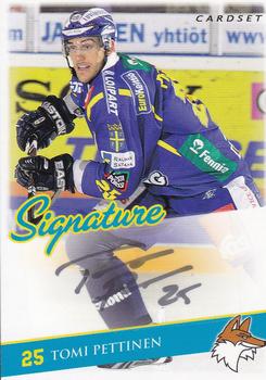 2009-10 Cardset Finland - Signature #NNO Tomi Pettinen Front