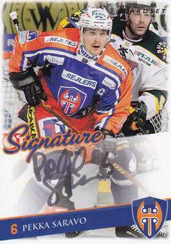 2009-10 Cardset Finland - Signature #NNO Pekka Saravo Front