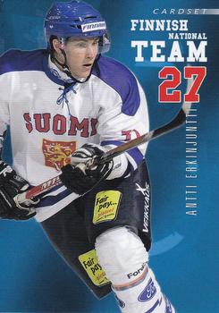2009-10 Cardset Finland - Finnish National Team 2 #FNT4 Antti Erkinjuntti Front
