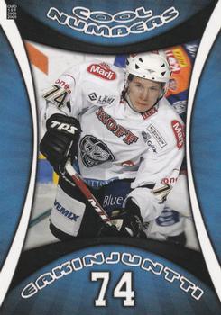 2008-09 Cardset Finland - Cool Numbers Blue #CN16 Antti Erkinjuntti Front