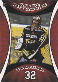 2008-09 Cardset Finland - Cool Numbers Red #CN05 Tuomas Tarkki Front
