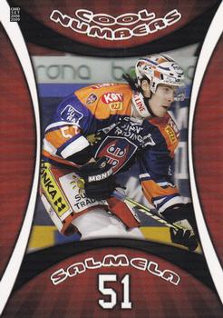 2008-09 Cardset Finland - Cool Numbers Red #CN10 Anssi Salmela Front