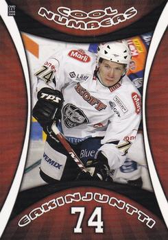 2008-09 Cardset Finland - Cool Numbers Red #CN16 Antti Erkinjuntti Front