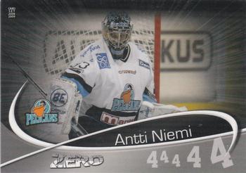 2008-09 Cardset Finland - Zero Silver #Z6 Antti Niemi Front