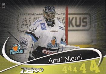 2008-09 Cardset Finland - Zero Gold #Z6 Antti Niemi Front