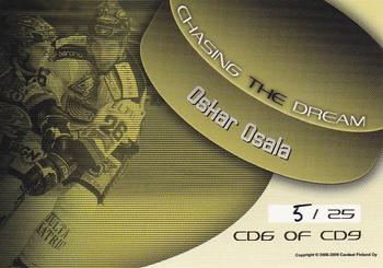 2008-09 Cardset Finland - Chasing the Dream Gold #CD6 Oskar Osala Back