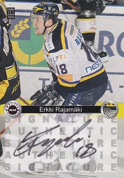 2008-09 Cardset Finland - Signature Sensations #ER Erkki Rajamäki Front