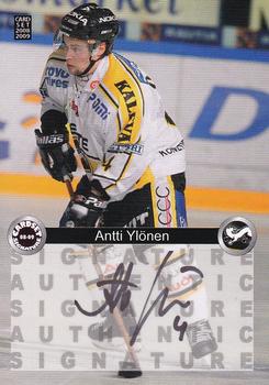 2008-09 Cardset Finland - Signature Sensations #AY Antti Ylönen Front