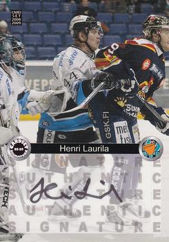 2008-09 Cardset Finland - Signature Sensations #HL Henri Laurila Front
