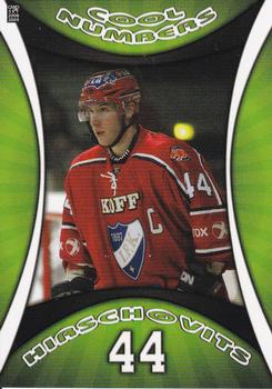 2008-09 Cardset Finland - Cool Numbers Green #CN10 Kim Hirschovits Front