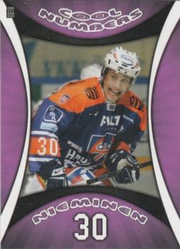 2008-09 Cardset Finland - Cool Numbers Purple #CN07 Ville Nieminen Front