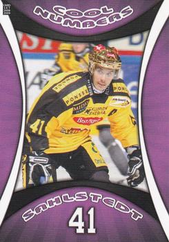 2008-09 Cardset Finland - Cool Numbers Purple #CN09 Kalle Sahlstedt Front