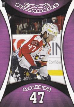 2008-09 Cardset Finland - Cool Numbers Purple #CN11 Janne Lahti Front