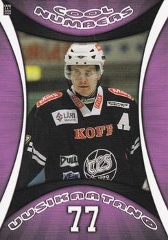 2008-09 Cardset Finland - Cool Numbers Purple #CN16 Aki Uusikartano Front