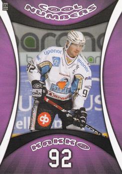 2008-09 Cardset Finland - Cool Numbers Purple #CN18 Erik Kakko Front