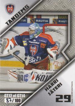 2008-09 Cardset Finland - Goalie Tandems Silver #GT12 Mika Lehto / Harri Säteri Back