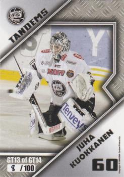 2008-09 Cardset Finland - Goalie Tandems Silver #GT13 Alexander Salak / Juha Kuokkanen Back