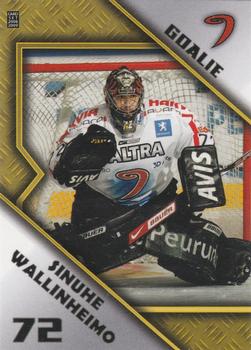2008-09 Cardset Finland - Goalie Tandems Gold #GT06 Sinuhe Wallinheimo / Pekka Tuokkola Front