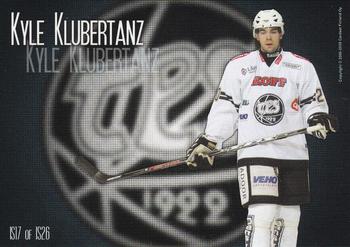 2008-09 Cardset Finland - International Stars #IS17 Kyle Klubertanz Back