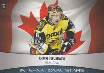2008-09 Cardset Finland - International Stars #IS26 Shayne Toporowski Front