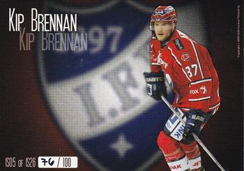 2008-09 Cardset Finland - International Stars Red #IS05 Kip Brennan Back