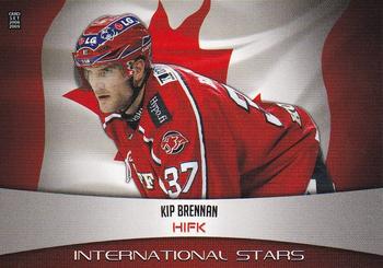 2008-09 Cardset Finland - International Stars Red #IS05 Kip Brennan Front
