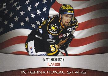 2008-09 Cardset Finland - International Stars Red #IS21 Matt Nickerson Front