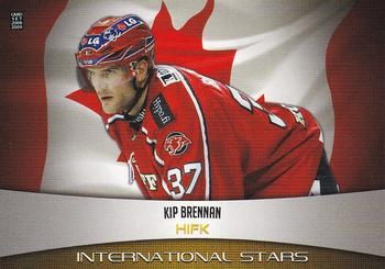2008-09 Cardset Finland - International Stars Yellow #IS05 Kip Brennan Front