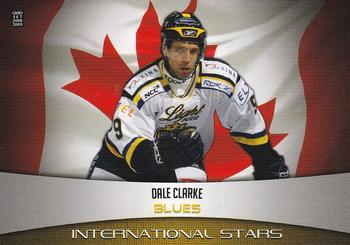 2008-09 Cardset Finland - International Stars Yellow #IS07 Dale Clarke Front