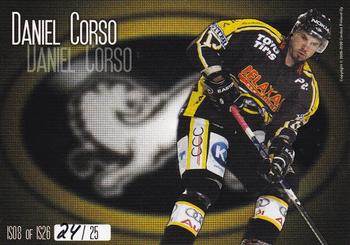 2008-09 Cardset Finland - International Stars Yellow #IS08 Daniel Corso Back