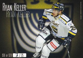 2008-09 Cardset Finland - International Stars Yellow #IS16 Ryan Keller Back