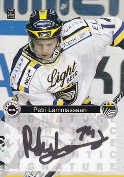 2008-09 Cardset Finland - Signature Sensations 2 #PL Petri Lammassaari Front