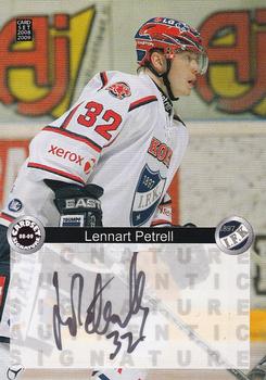 2008-09 Cardset Finland - Signature Sensations 2 #LP Lennart Petrell Front