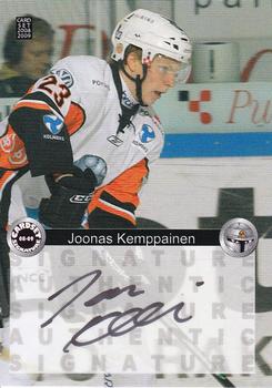 2008-09 Cardset Finland - Signature Sensations 2 #JK Joonas Kemppainen Front