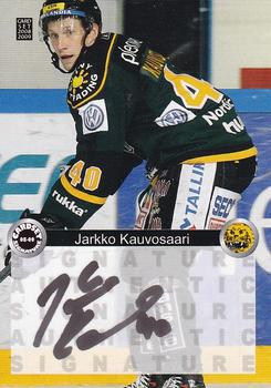 2008-09 Cardset Finland - Signature Sensations 2 #JaK Jarkko Kauvosaari Front
